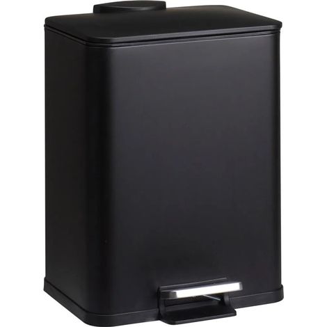 Pattumiera a Pedale 20L Nero