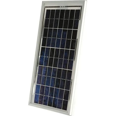 [GEBRAUCHT] B-Ware Sunset Solarmodul Solarpanel Solarzelle Sm 10 Polykristallin Glas Kunststoff 10 W