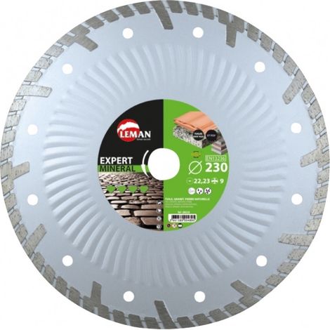 DISQUE DIAMANT JANTE CONTINUE 115X22.23 HT9 Tuile Granit - 890115 - LEMAN (1/3)
