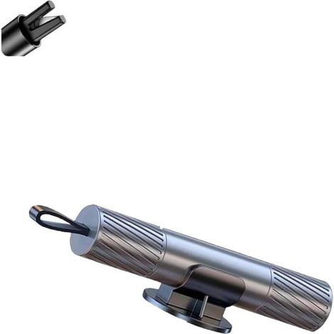 Marteau d'urgence 2025, dernier modèle pour voiture, brise-vitre et coupe-ceinture de sécurité (2 en 1) pour utilisation sous-marine, marteau de sécurité robuste en métal - Compa-AquaForge (1/5)