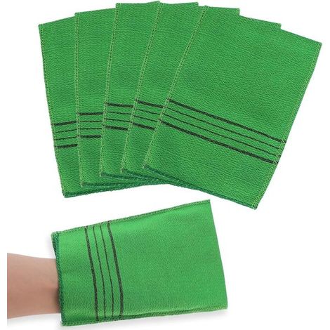 Peelinghandschuhe,Entfernung abgestorbener Hautschüppchen,5 Stück (1/5)