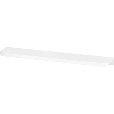 Maniglia rotonda bianca UA06R. Maniglia per mobili da loft bianca, leggera e arrotondata, UA06R 27,6 cm 256/276 (1/5)