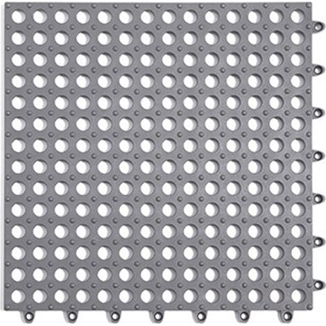 Tapis de salle de bain antidérapant pour salle de douche, entièrement creux, sans odeur ni fuite, avec raccords antidérapants. (1/5)