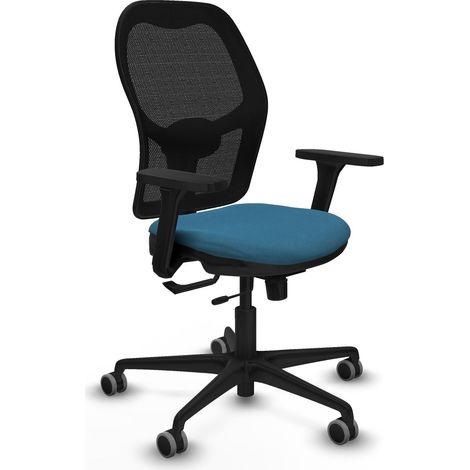 Chaise de bureau piqueras y crespo Jorquera noir roulettes 65 mm (1/2)