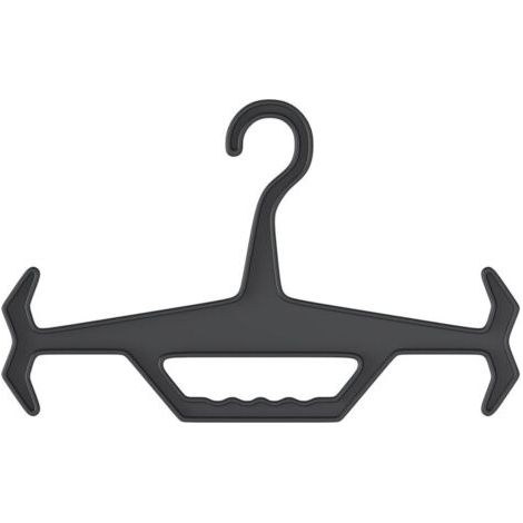 Porte-manteaux multifonctionnel robuste et résistant, supportant de lourdes charges, avec poignée ergonomique confortable – idéal pour usage intérieur et extérieur (noir) (1/5)