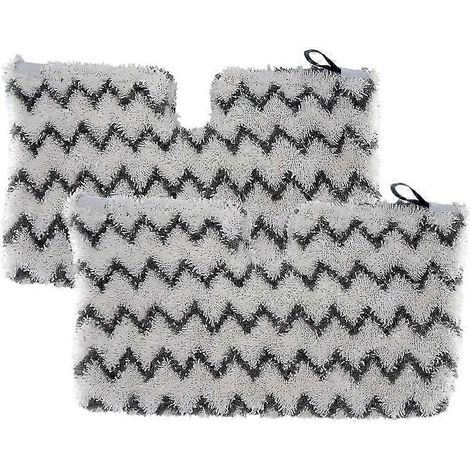 Lot de 2 lingettes de rechange standard AURA pour balai vapeur, avec bandes abrasives, compatibles avec les modèles Shark Steam Pocket S3501, S3601, S3550, S3801, S3901, SE450, S3601d et S3901d. (1/5)