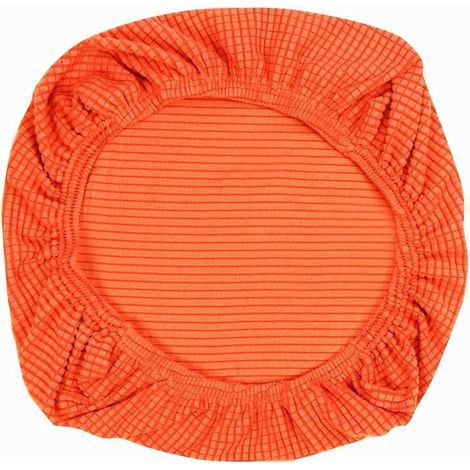 Elastic Elastane Chair Covers - Orange - Washable - Suitable for Office Chairs, Dining Room Chairs, Bar Chairs, Wedding Party Chairs (1/5)
