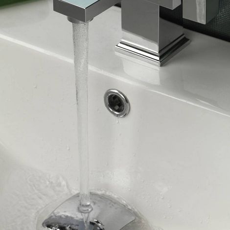 25 x GHIERA DI RICAMBIO PER TROPPO PIENO ABS CROMATO Misura: Diam. 19 (1/3)