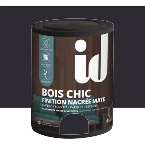 Lasure nacrée mate ID Bois Chic Onyx n°3 2 L (1/2)