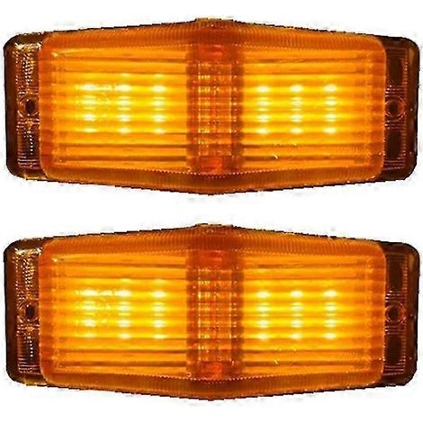 2 feux de position LED avant double brûleur pour camions Scania, Volvo, MAN et Benz. Grille B
