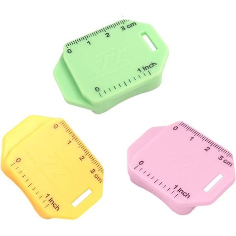 Guías magnéticas mejoradas para máquina de coser de 6 piezas，nuevas plantillas poligonales multifuncionales para baberos (1/5)
