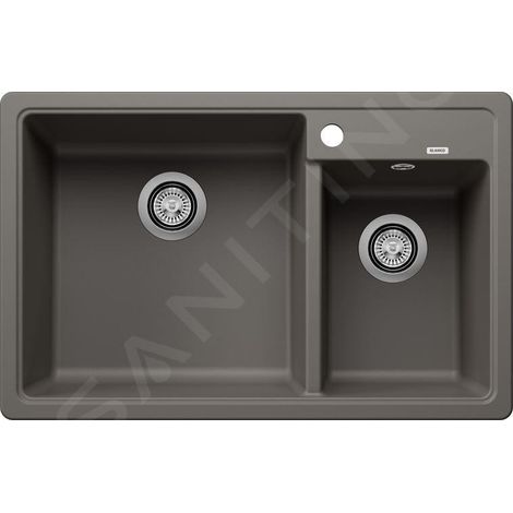 Blanco Legra 8 - Évier en silgranit, 78x50 cm, gris 527272 (1/2)