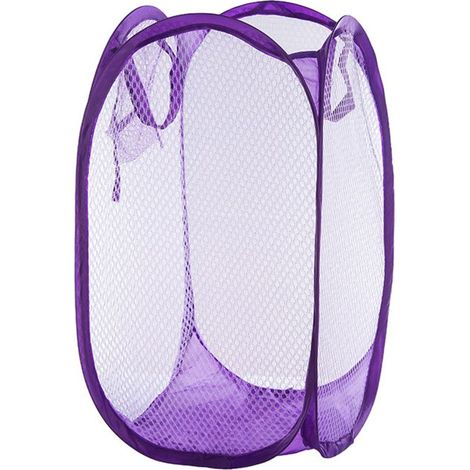 Wäschekorb -  - Zusammenklappbar - Robustes Netz - 30 x 30 x 50 cm
