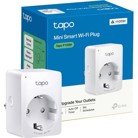 Prise connectée tp-link tapo p100m 2300 W commande vocale