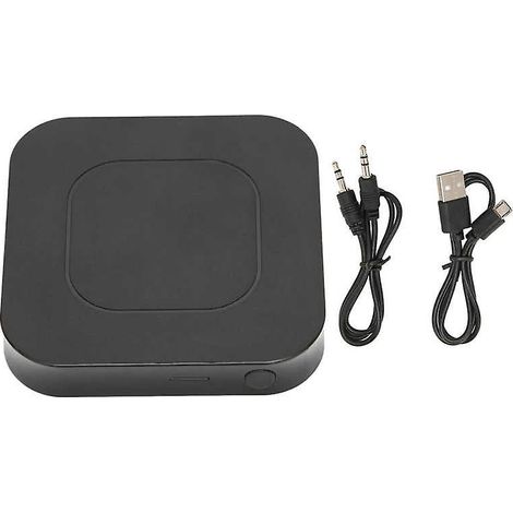 Adaptateur AUX stéréo sans fil combinant émetteur et récepteur Bluetooth, compatible avec les téléviseurs, les voitures, les systèmes home cinéma, les lecteurs CD et MP3. (1/5)