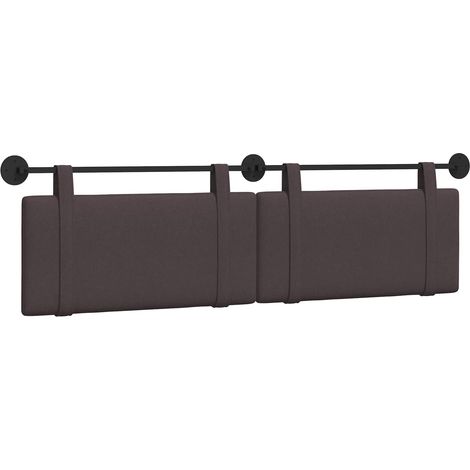 Maison Exclusive - Hängendes Kopfteil Dunkelbraun Stoff