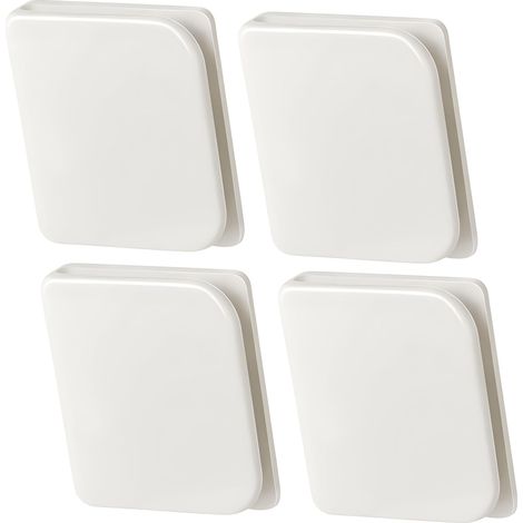 4 Pièces Clips de Rideau de Douche, Clips Autocollants pour Rideaux de Douche, Accessoire de Salle de Bain pour la Douche pour Tenir Le Rideau de Douche et Le Rideau (1/5)