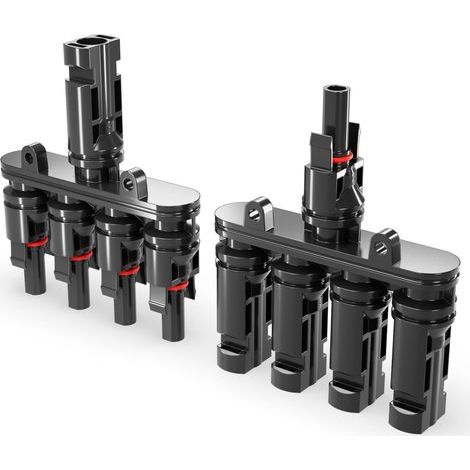 PV4 Solar 4-fach Y-Verbinder Paar 1500V Männlich/Weiblich T-Typ IP67 Wasserdicht (Photovoltaik-Solarstecker) Verteiler, Splitter, PV-Kupplung, Solarstecker, Solarmodul (1/5)