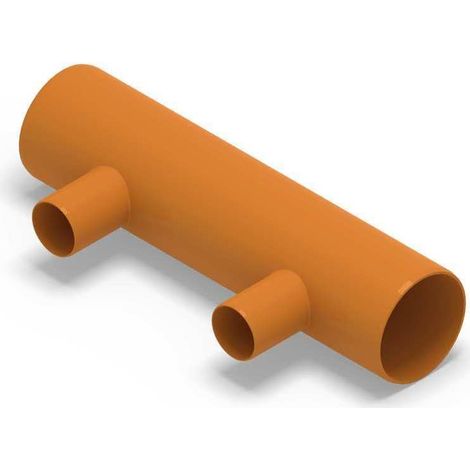 Distributeur thermique AWADUKT DN 500 BL 2 m, 2 connexions DN 250, central