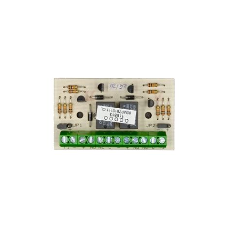 Module MR02 qui permet de transformer des sorties électriques en relais (2 entrées/2 relais)