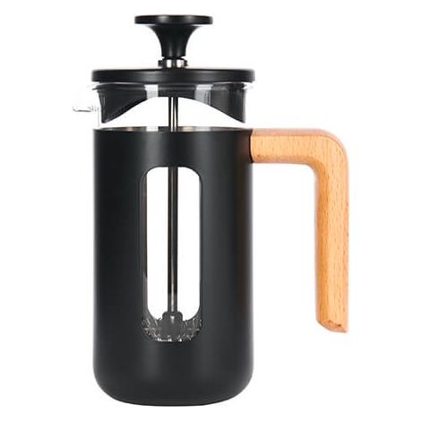 La Cafetiere Pisa 3 Cup Cafetiere Black Wood Handle