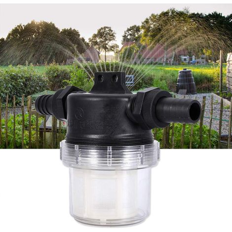 Filtro pompa acqua – rete metallica – integrato ad alto flusso trasparente – irrigazione