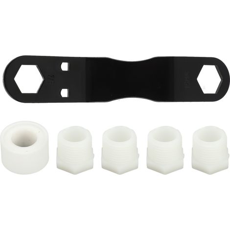 Kit de bouchons de vidange pour chauffe-eau, clé d'entretien à bande, outils manuels pour bouchons 7/8 pouces 15/16 pouces RV (1/5)