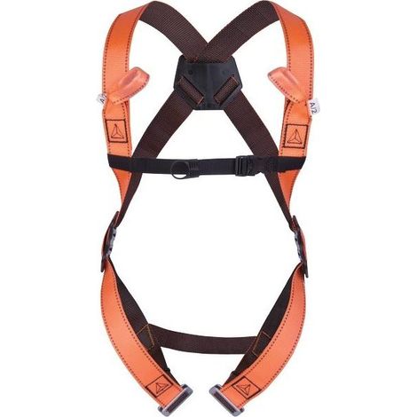 Deltaplus HAR12GT Imbracatura Anticaduta 2 Punti di Ancoraggio Poliestere Taglia S M L 140 Kg EN361 colore Arancione
