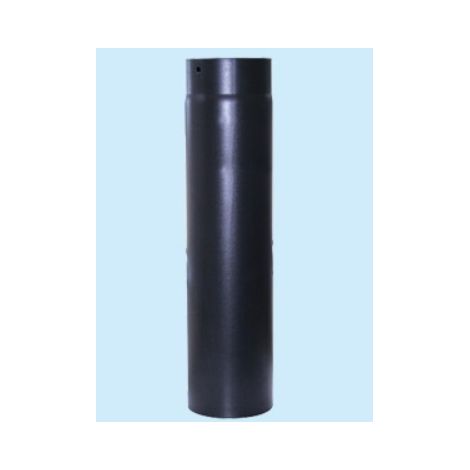 TUBO IN ACCIAIO PESANTE PER STUFA AETERNU TOP NERO 15X50