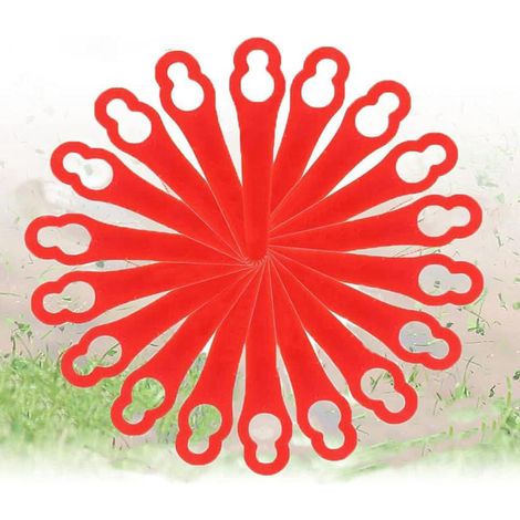 lames de rechange en pour tondeuses à gazon accessoires rouges 83 mm Plastique (1/5)