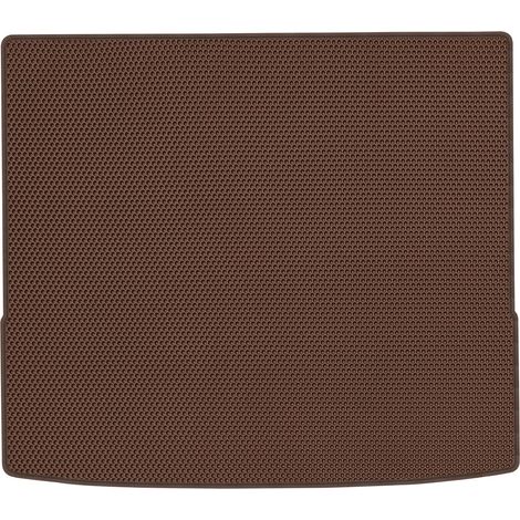 Alfombrilla de maletero de EVA para Ford Focus IV Kombi a partir de 2018, diseño de panal de abeja - Marrón (1/5)