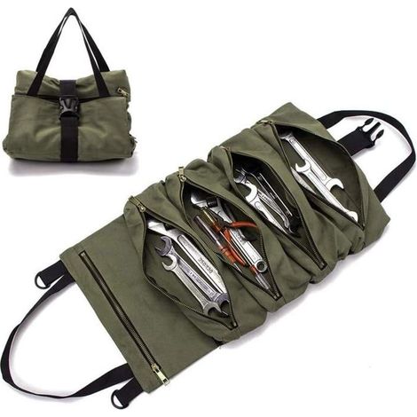 Werkzeugtasche, zusammenrollbare Mehrzwecktasche, Rücksitz-Organizer, Erste-Hilfe-Set, Aufbewahrungskoffer (1/4)