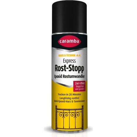 Caramba Express Rostumwandler Rost-Stopp Spray 300 ml – Rostumwandler & Grundierung, schnell trocknend