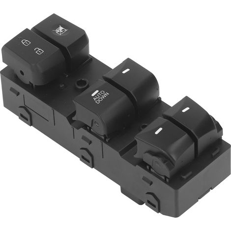 Fensterheberschalter vorne links für Hyundai Elantra 2011-2015, Fensterheberschalter links, Teilenummer 93570-3X000, schwarz, direkter Ersatz. (1/5)