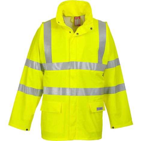 Regenjacke Hivis Fr Sealtex Farbe: Gelb Größe L - Portwest