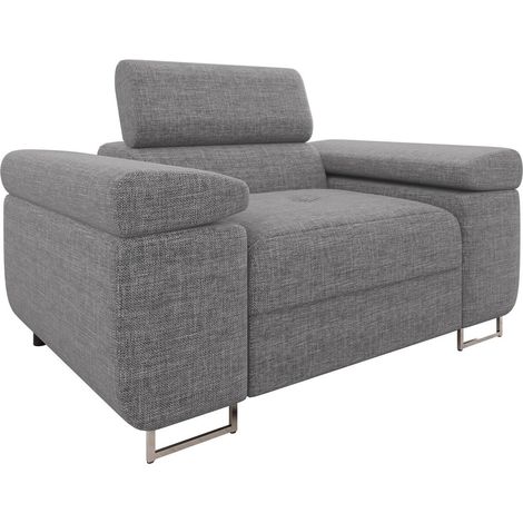 Sillón Comfivo Vinetum, Lux 05, 70x134x102cm, Tapiz, Patas: Metal, Plástico, 0