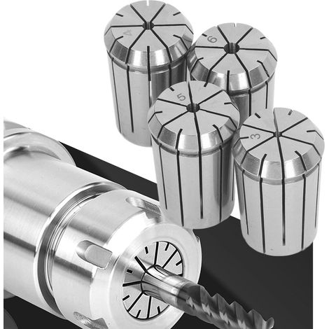 Mandrins série OZ25 pour usinage intensif, fraiseuses CNC de haute précision, mandrins flexibles φ3 φ4 φ5 φ6 avec clé (1/5)
