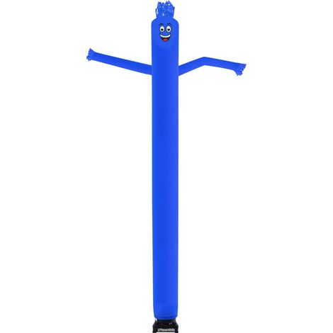 Bonhomme gonflable danseur 6 m – 750W, Avec souffleur 230V, 2800 tr/min, bleu/noir – Pour publicité, ouverture magasin, festival, événement