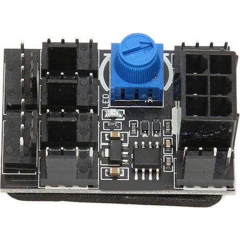Shipenophy contrôleur de ventilateur d'ordinateur Shipenophy module Hub de ventilateur PWM Distributeur de informatique accessoire (1/5)