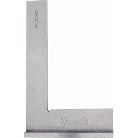Équerre à chapeau de mécanicien 200 x 130 mm – Acier fraisé rectifié – Précision 1/25ème – Chapeau rapporté vissé – 5225200001 – Peddinghaus (1/2)