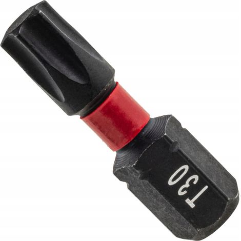 Bit de impacto para destornillador magn茅tico Torx con punta cruzada TX30 25 mm (1/3)