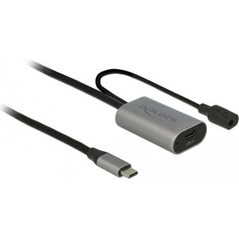 Cable activo USB 3.1 USB Type-Câ¢ macho-hembra 5 m - Alimentador opcional 41337