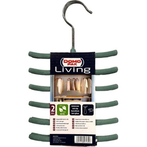 DOMOPAK - SET 2 APPENDINI VELLUTATI CRAVATTE