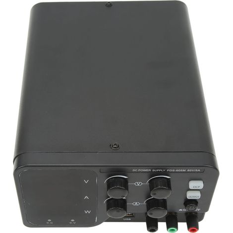 Gleichstromnetzteil mit einstellbarer 4-stelliger Anzeige, umfassendem Schutz, variablem Tischnetzteil 110–220 V, EU-Stecker (1/5)