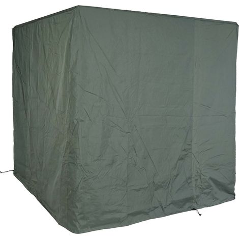 Abdeckhaube HHG-577 210x200x220cm, Abdeckplane Schutzplane Schutzhülle für Bali-Liegen Daybed anthrazit (1/5)