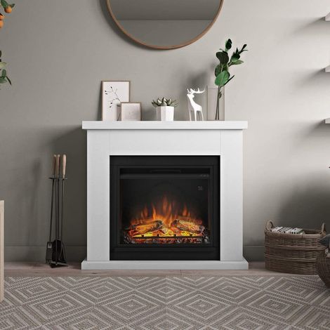CHIMENEA ELECTRICA TAGU FRODE BLANCA (1/5)