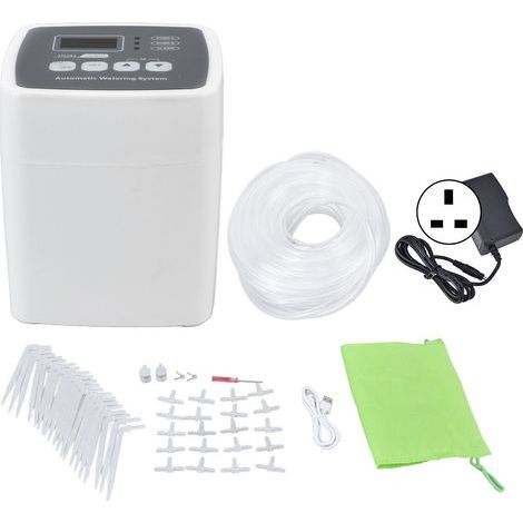 Minuterie d'irrigation intelligente Double pompe Contrleur d'arrosage automatique Minuterie d'eau de jardin 110240V Prise britannique. (1/5)