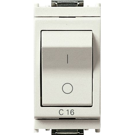 VIMAR - 16505.16.B Interruttore MT 1P+N C16 120-230V bianco