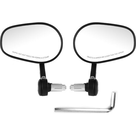 Rétroviseurs universels pour moto, 2 pièces, 7/8 pouces, 22mm, guidon en alliage d'aluminium CNC (1/5)