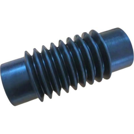 Tuyau ondulé EPDM avec 2 colliers - Diamètre 40-70 mm × 150-500 mm - 40 °C à +220 °C - Tuyau d'eaux usées flexible pour la maison, la machine à laver et le drainage du pont (caoutchouc noir (1/5)